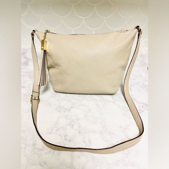 Kate Spade Grey Leather Shoulder Bag Handbag WKRU33221 - Picture 1 of 11